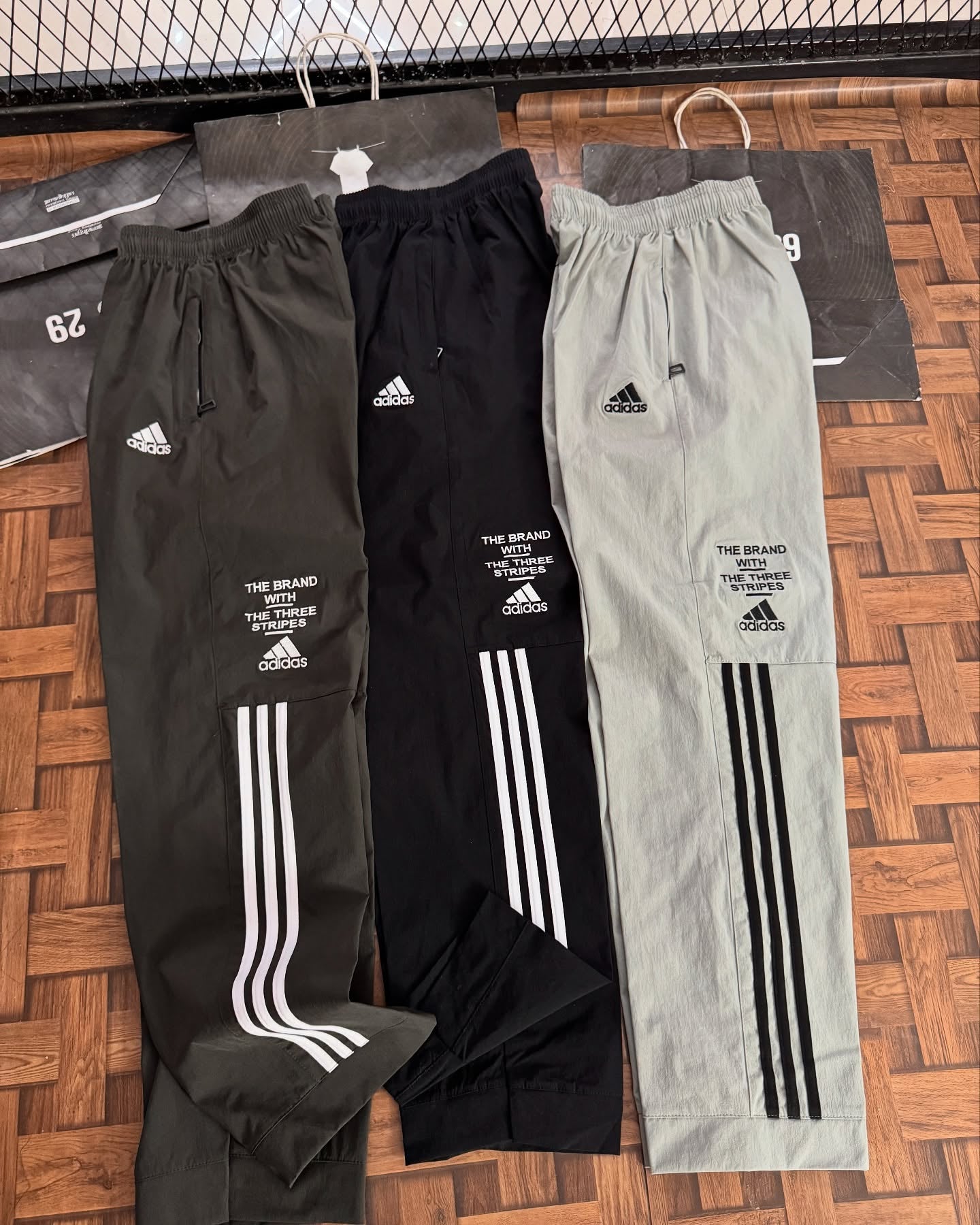 Black Baggy Fit Track Pants