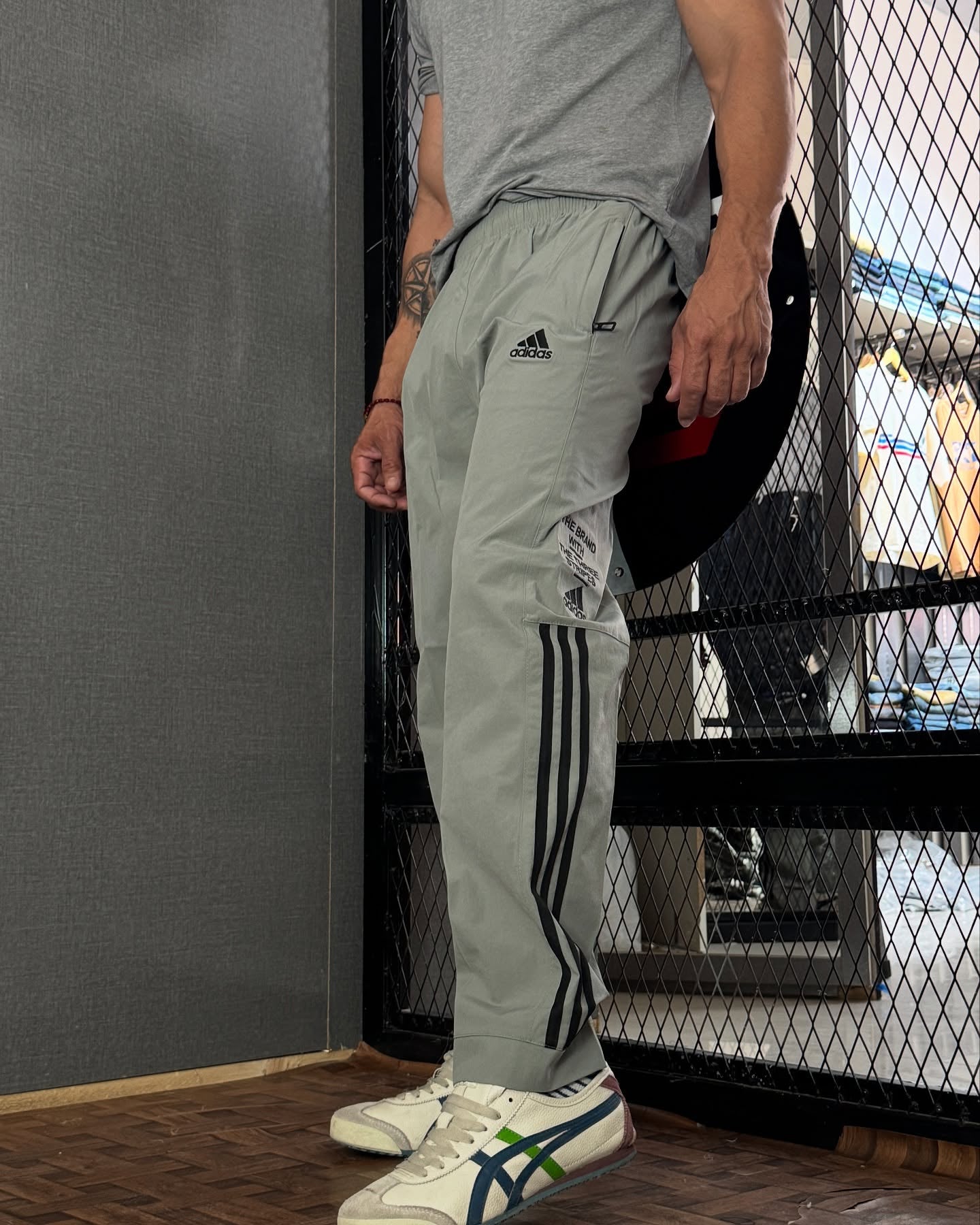 Grey Track Pants