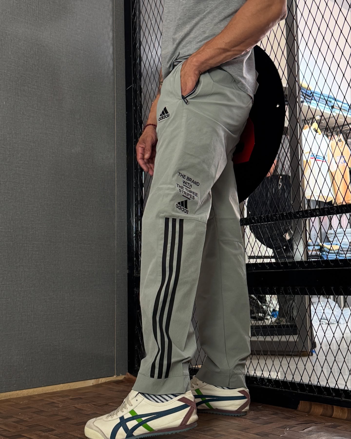 Grey Track Pants