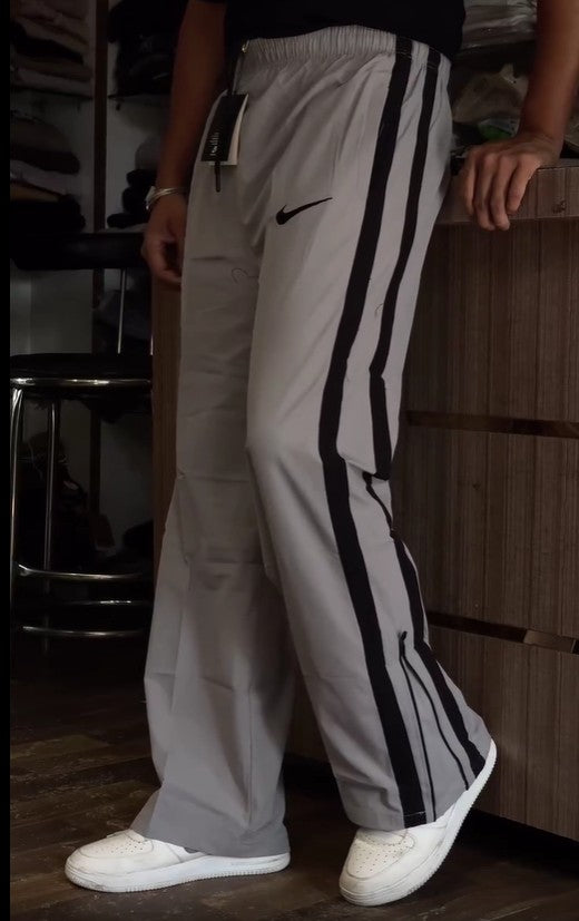 Grey Convertible Bootcut Track Pant