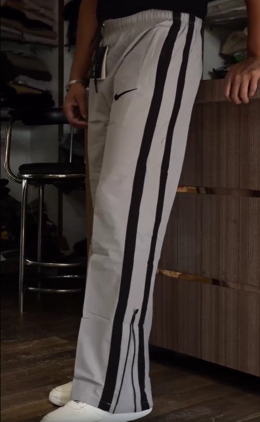 Grey Convertible Bootcut Track Pant