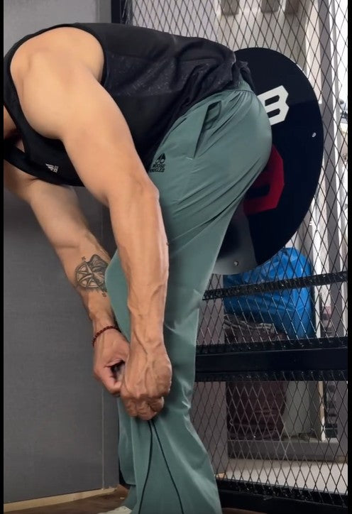 Straight fit Zipper Track Pant