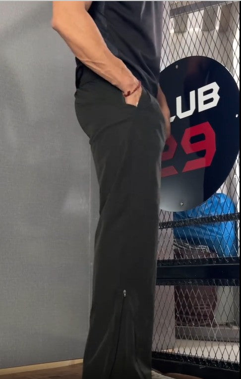 Straight fit Zipper Track Pant
