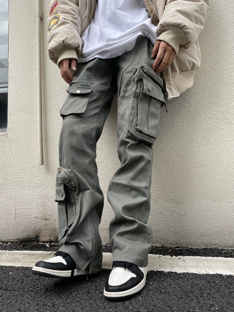 Vintage Multi Pocket Men s Baggy Cargo Pants