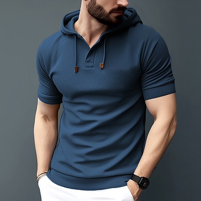 Premium Blue Hoodie T shirt for Men