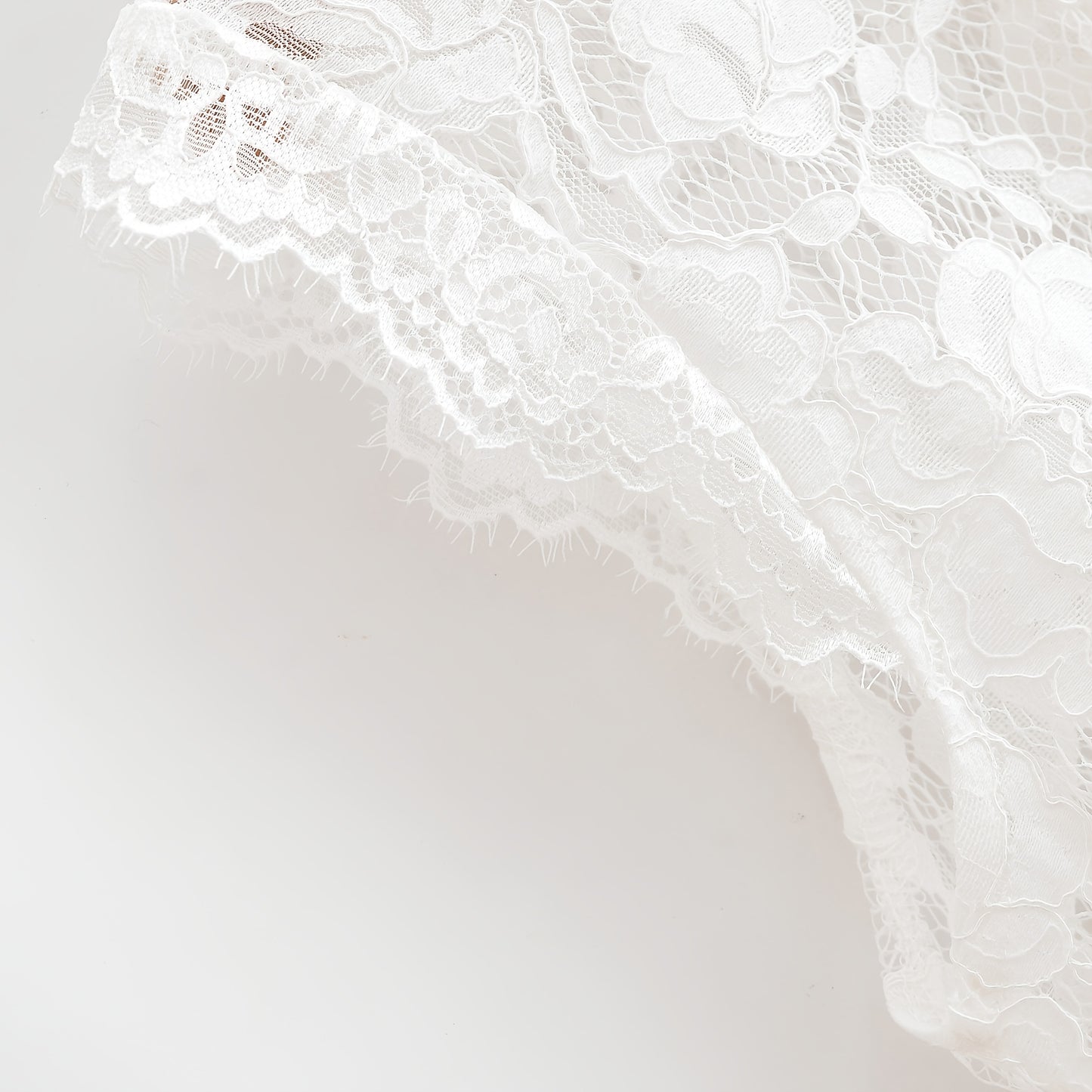 Collar Hollow-Out Sheer Design Slim-Fit