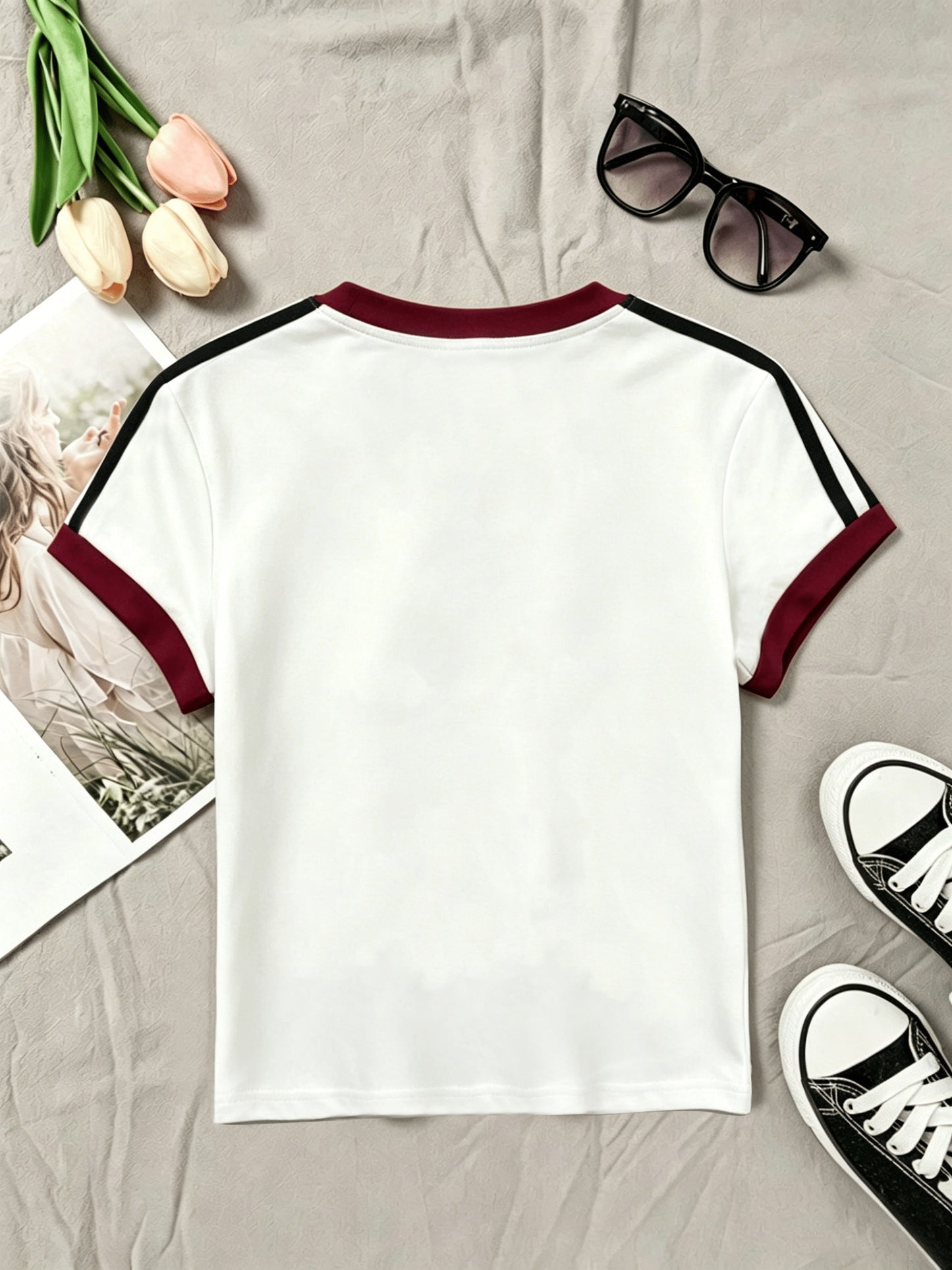 Creative Spider Pattern Print Design Tee