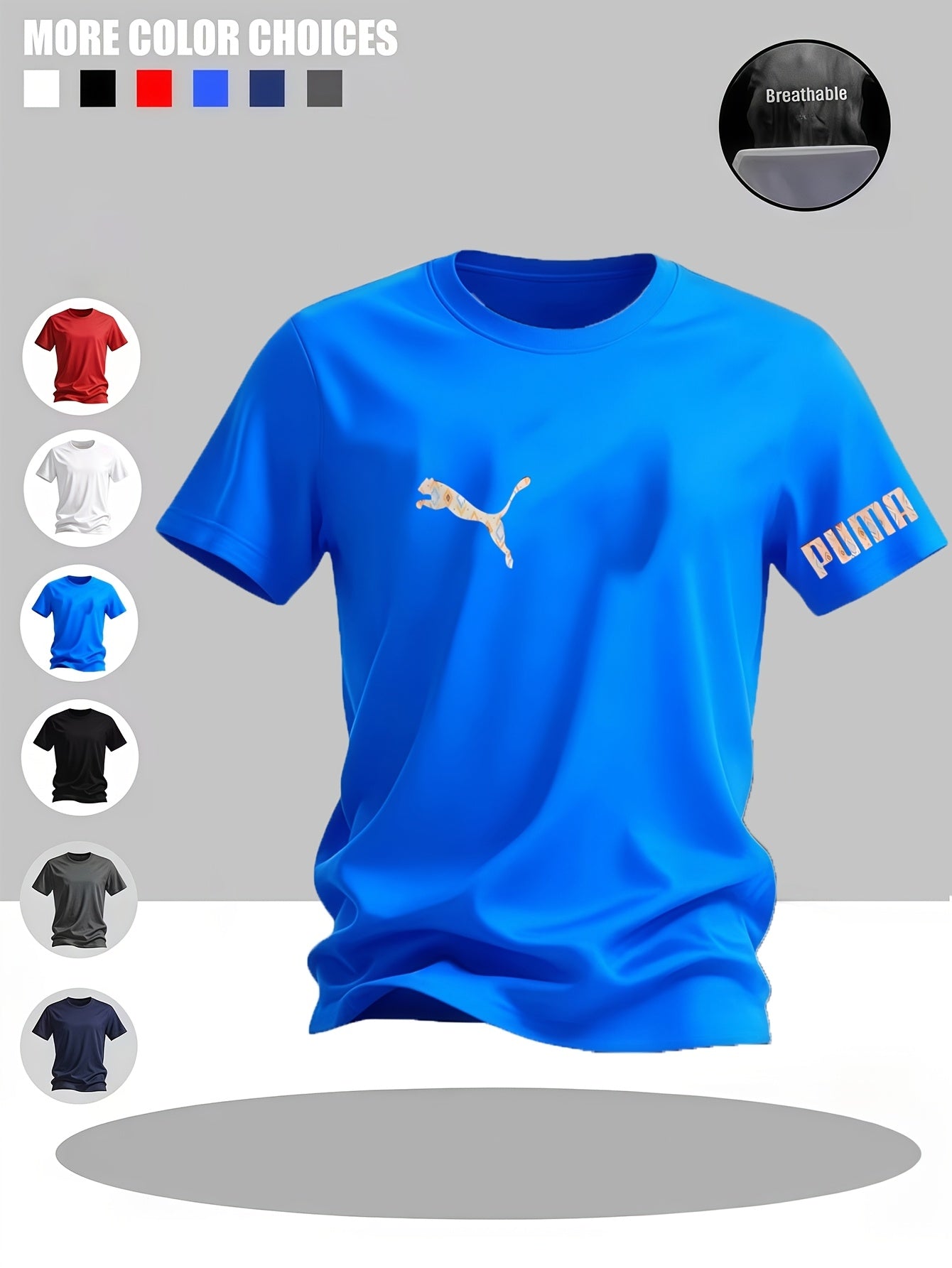Men'S Round Neck Short Sleeve | Multi-Color