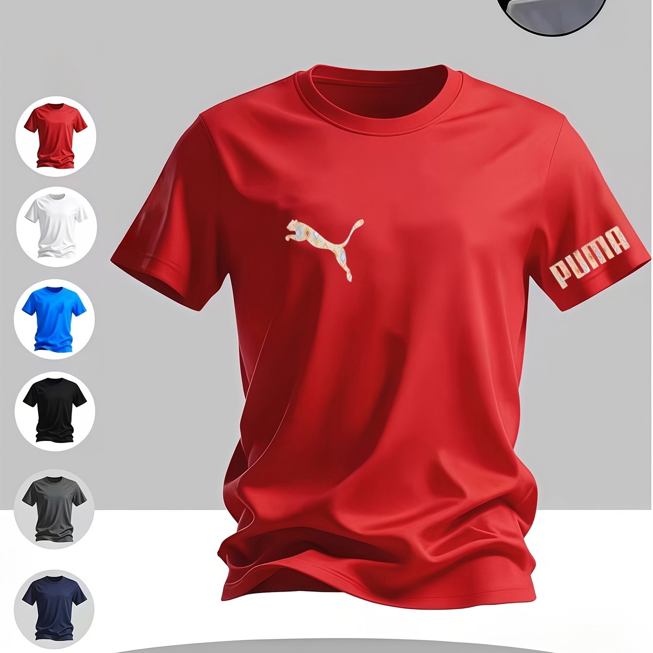 Men'S Round Neck Short Sleeve | Multi-Color