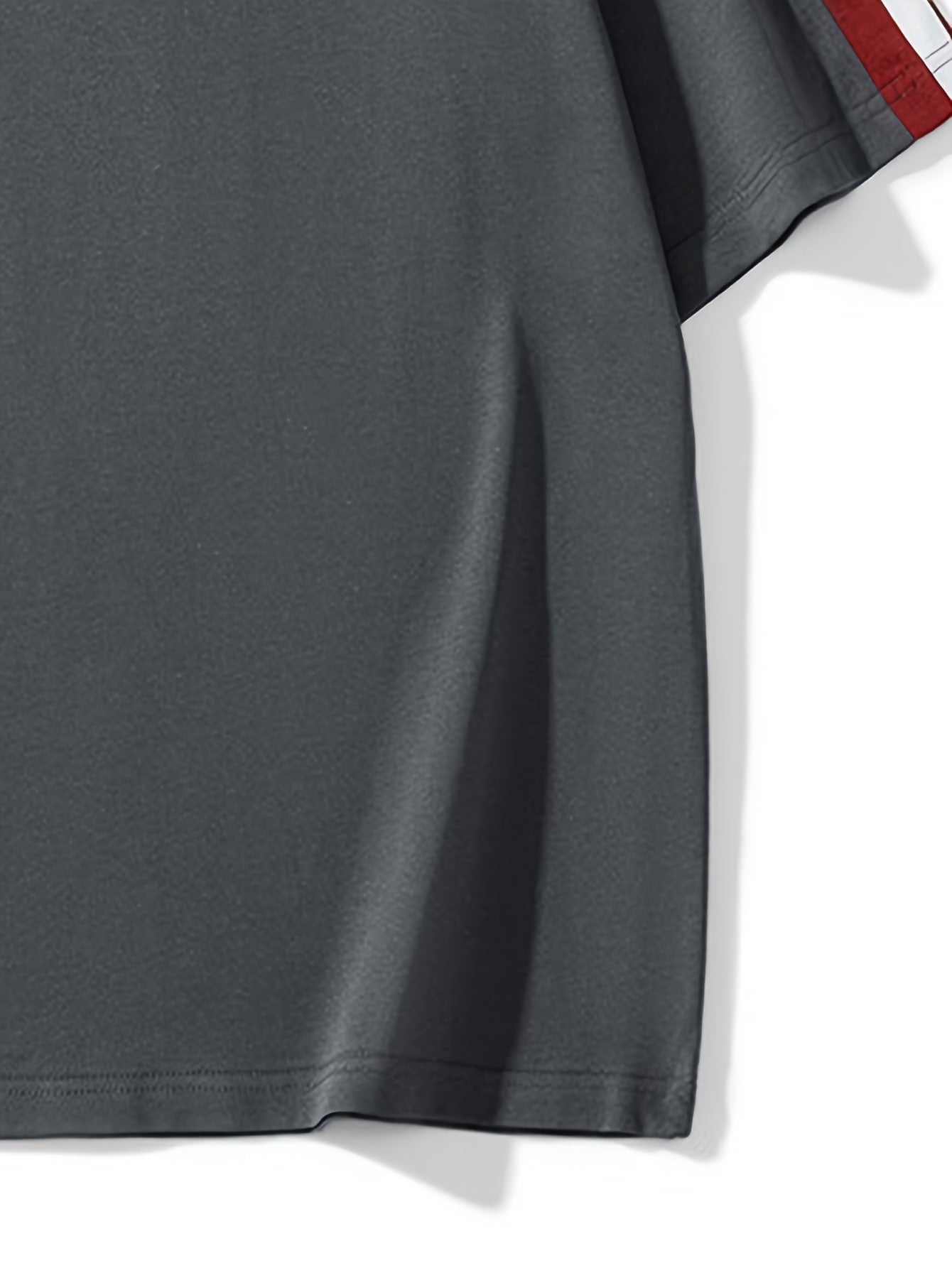 Men's & Unisex American Retro Color-Block Striped T-Shirt