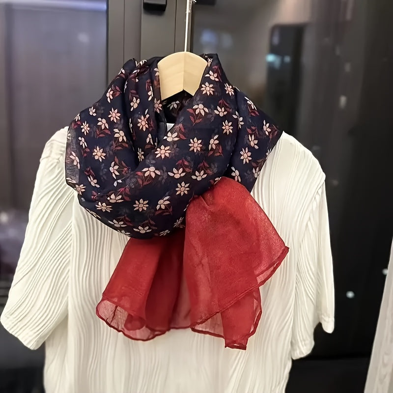 Vintage-style Long Shawl- Lightweight multi use Accessory
