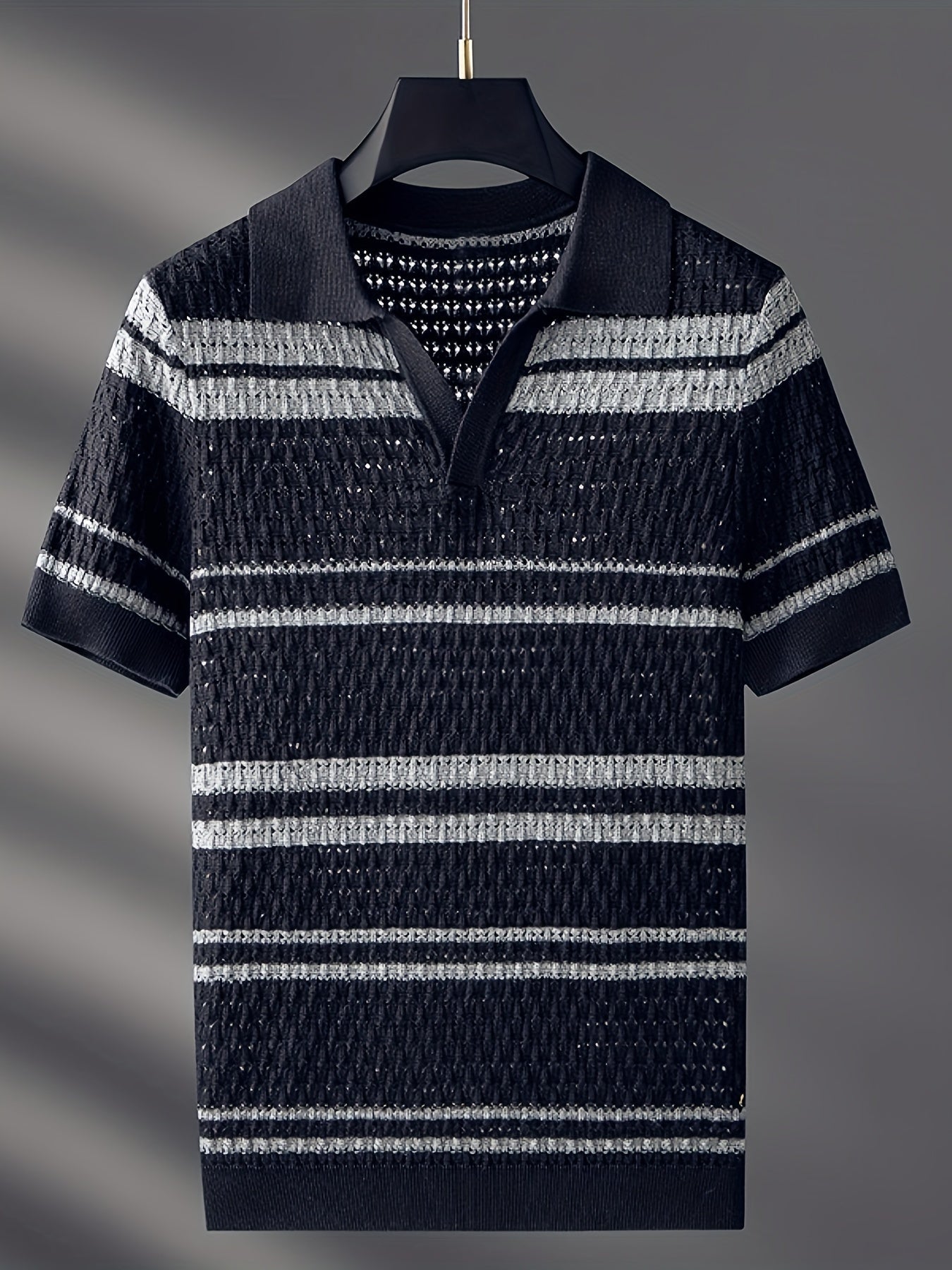 H/S Knitted Collar T-Shirt