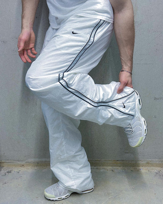 Statement white n black zipper trackpants | Premium quality| summer essential |