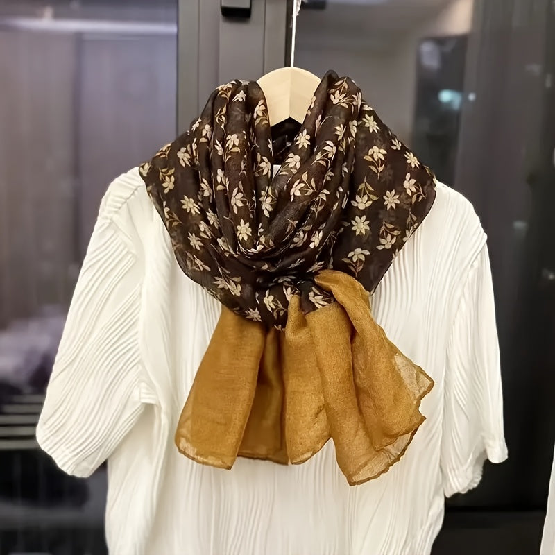 Vintage-style Long Shawl- Lightweight multi use Accessory