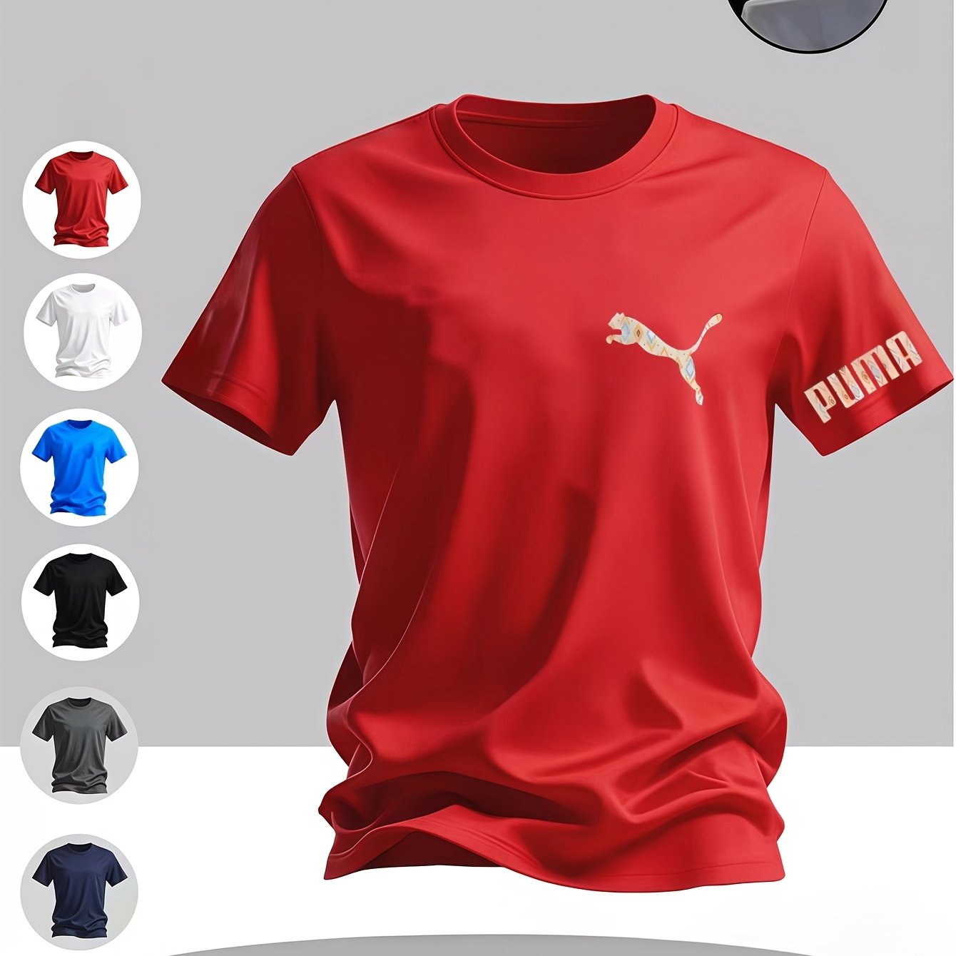 Men'S Round Neck Short Sleeve | Multi-Color