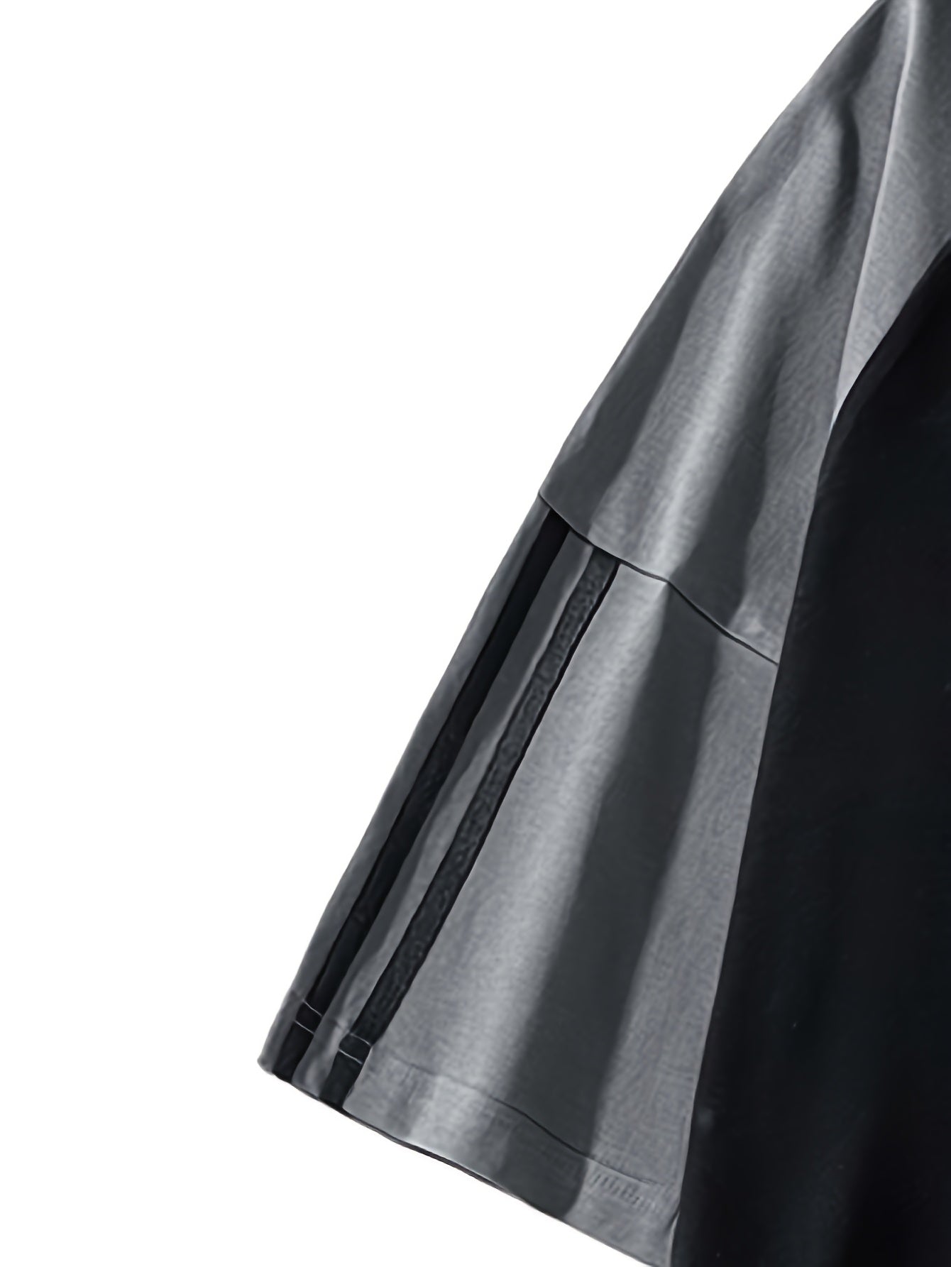 Summer Men'S Half-Zipper T-Shirt Casual Easy Round Neck Contrast Short Sleeve Men'S Style