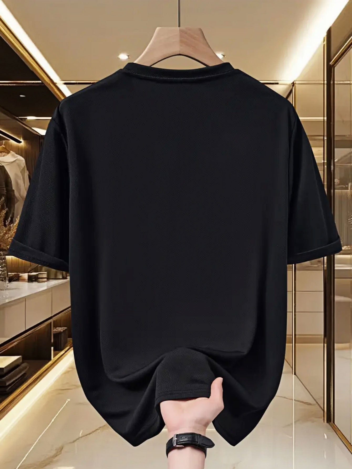 Men's T-shirt - Simple, Casual, Fashion Trend, Street Hip-Hop, Comfortable, Sporty