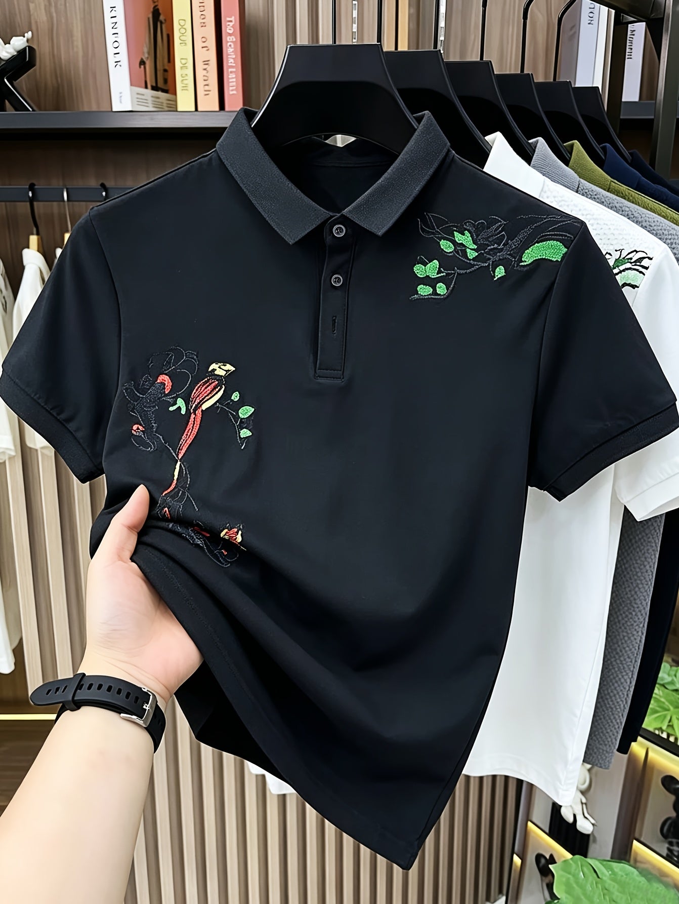 Men's Polo Shirt, Summer Trend, Embroidered, Premium Feel, Fashionable Lapel Collar
