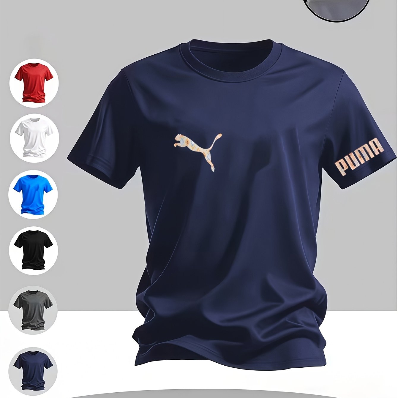 Men'S Round Neck Short Sleeve | Multi-Color