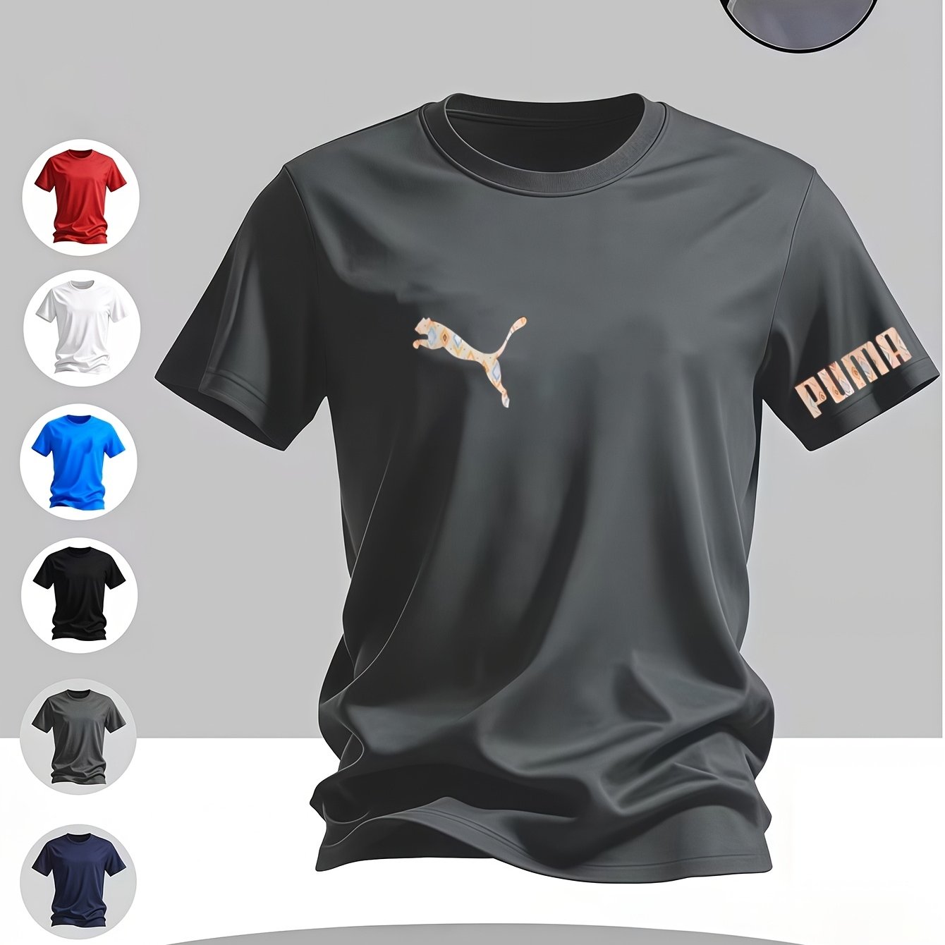 Men'S Round Neck Short Sleeve | Multi-Color