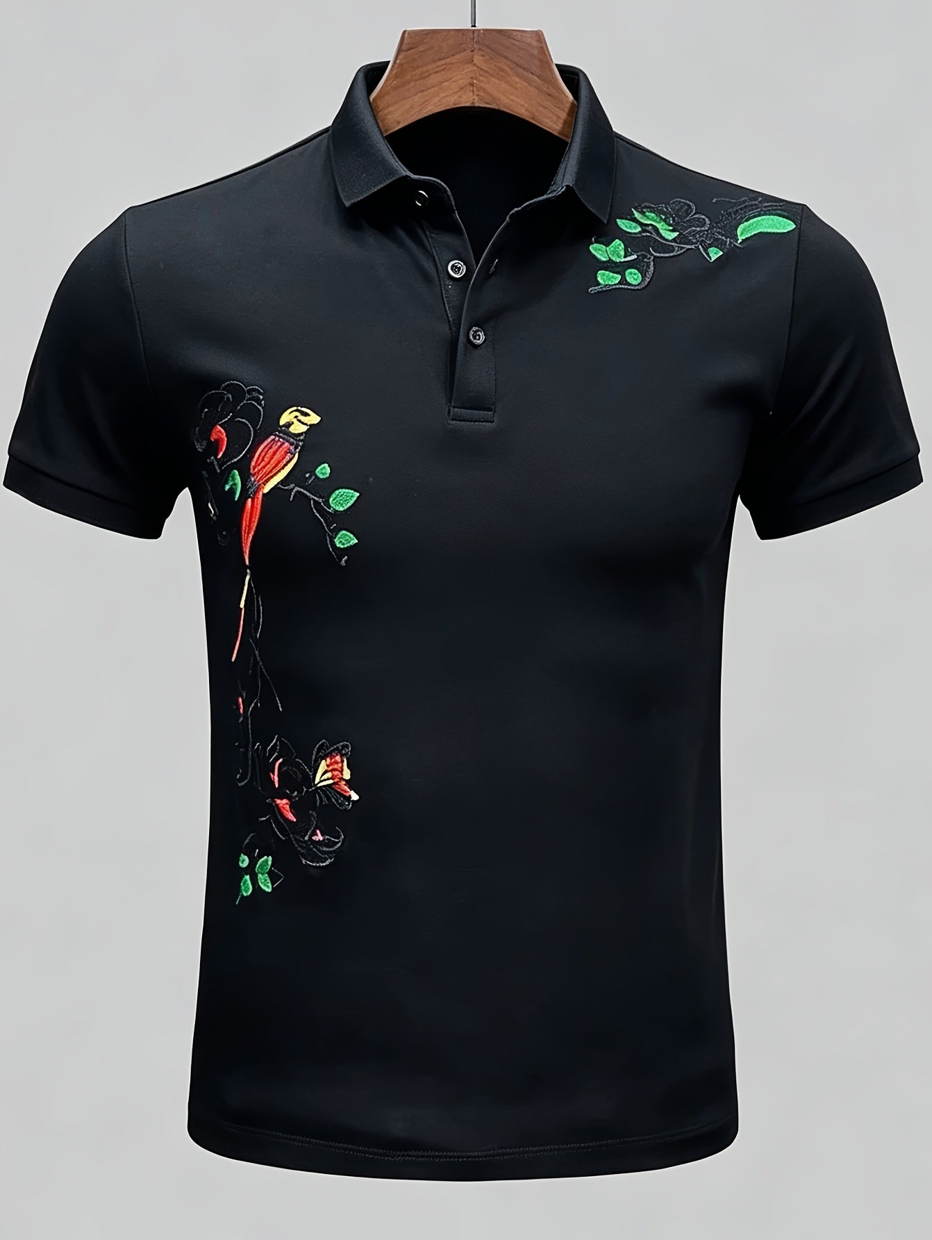 Men's Polo Shirt, Summer Trend, Embroidered, Premium Feel, Fashionable Lapel Collar