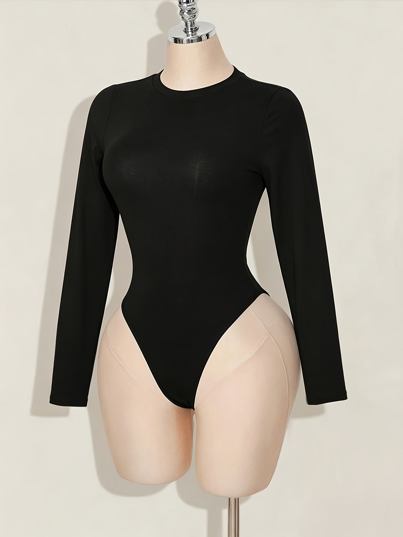 Back Print Bodysuit with Patchwork Mesh Design