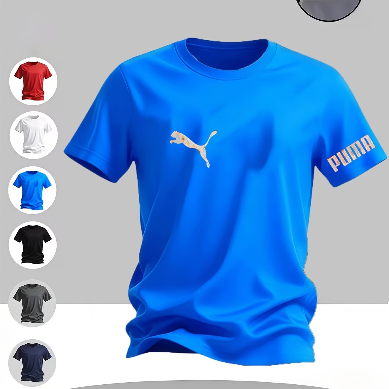 Men'S Round Neck Short Sleeve | Multi-Color