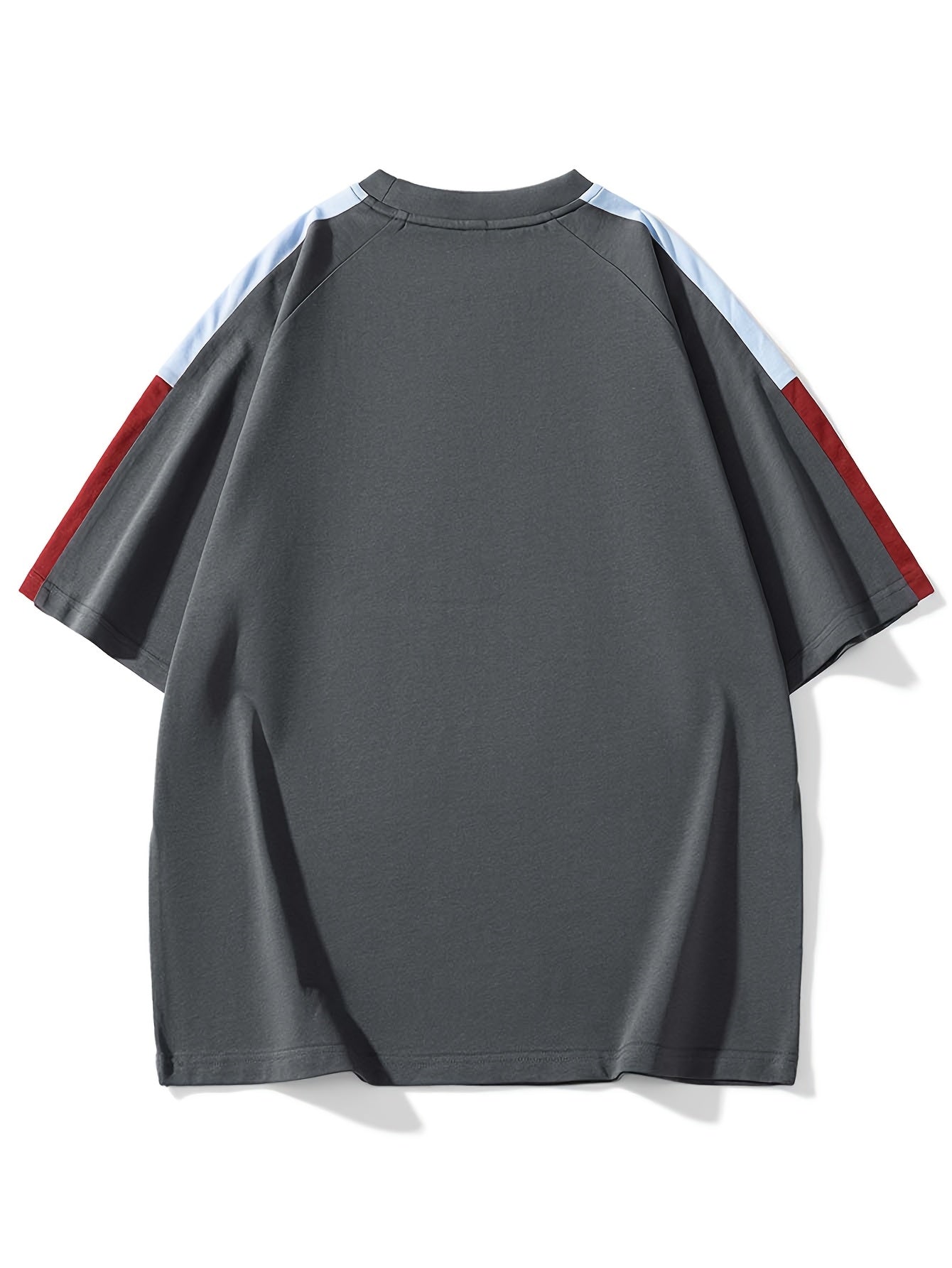Men's & Unisex American Retro Color-Block Striped T-Shirt