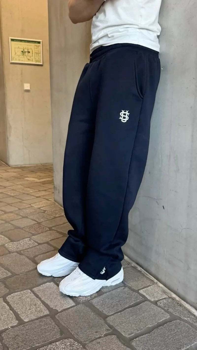 Blue Baggy Trackpants- Premium quality and design