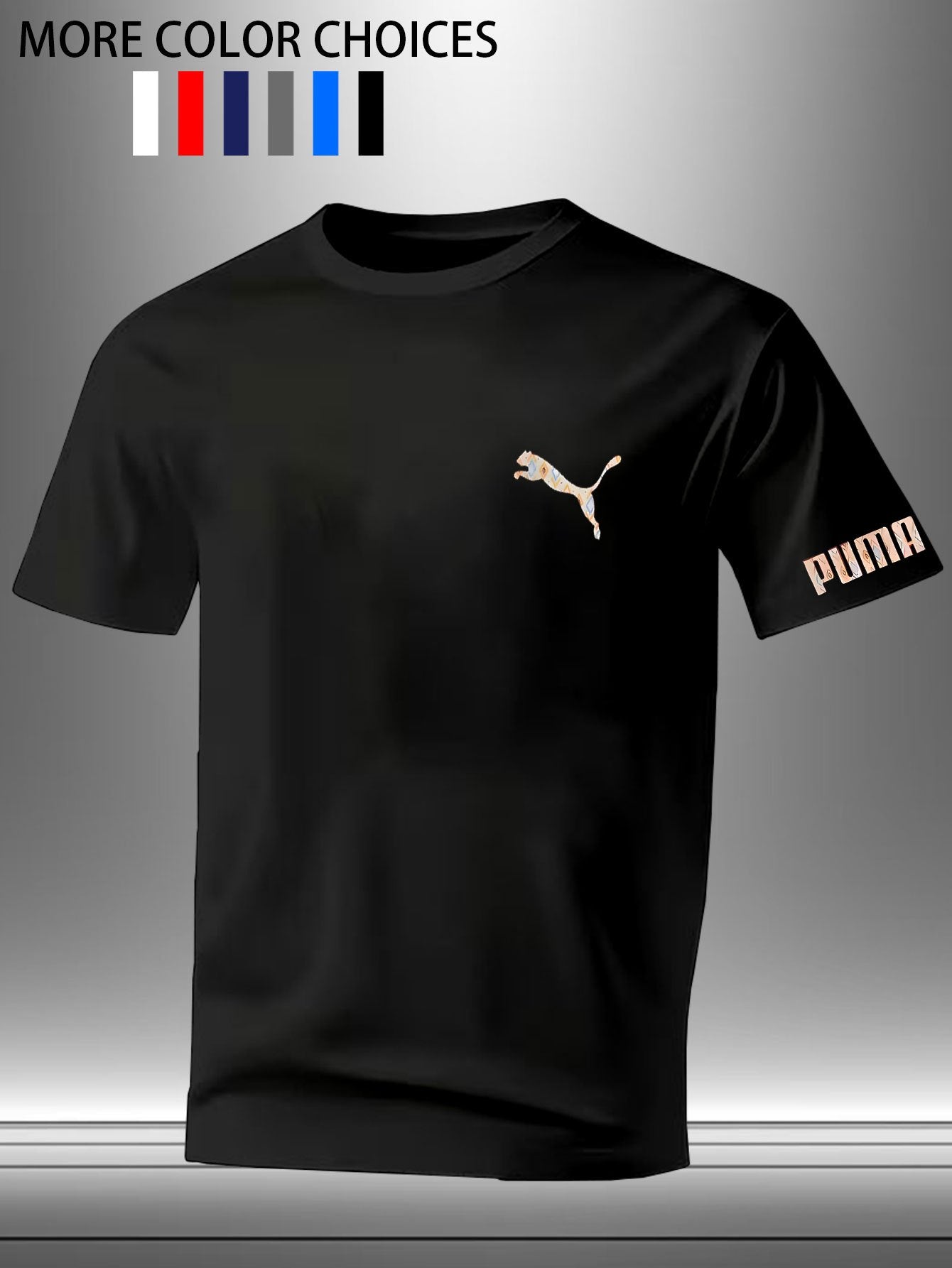 Men'S Round Neck Short Sleeve | Multi-Color