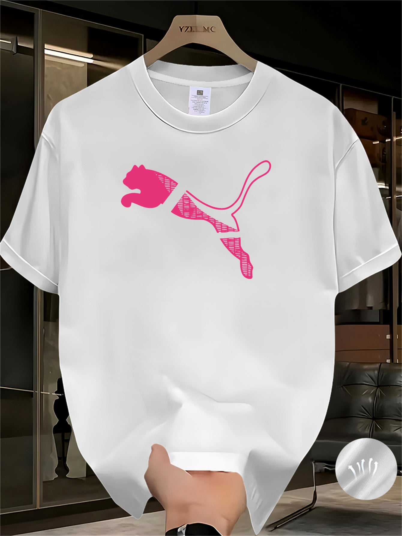 Men's T-shirt - Simple, Casual, Fashion Trend, Street Hip-Hop, Comfortable, Sporty
