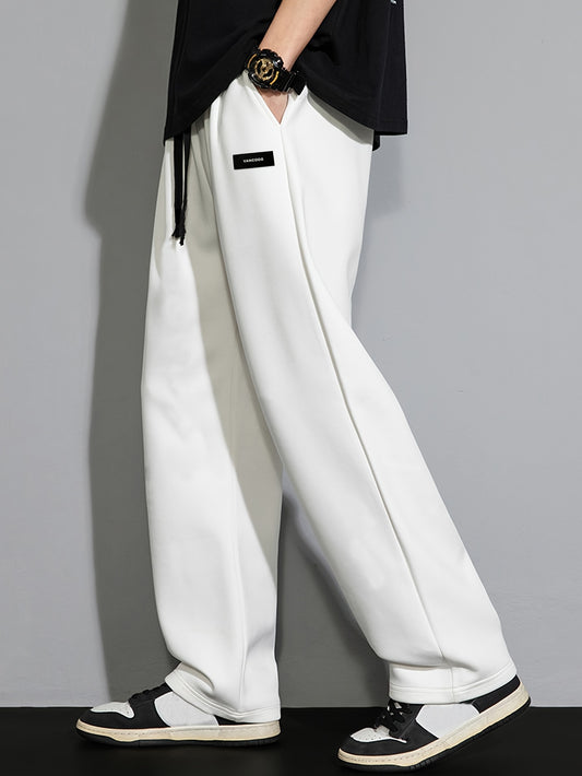 Premium White drawstring Trackpants | Summer essential |