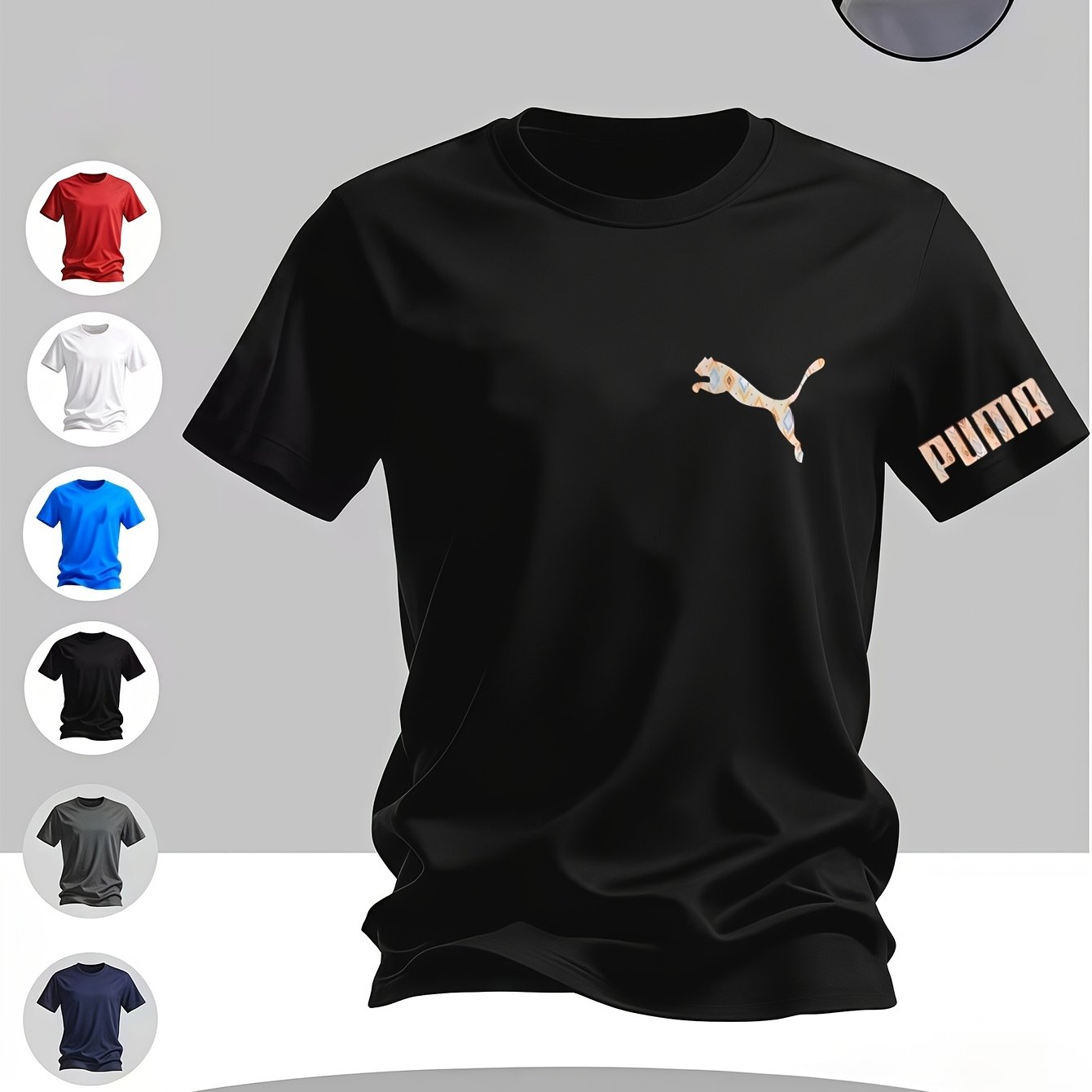 Men'S Round Neck Short Sleeve | Multi-Color