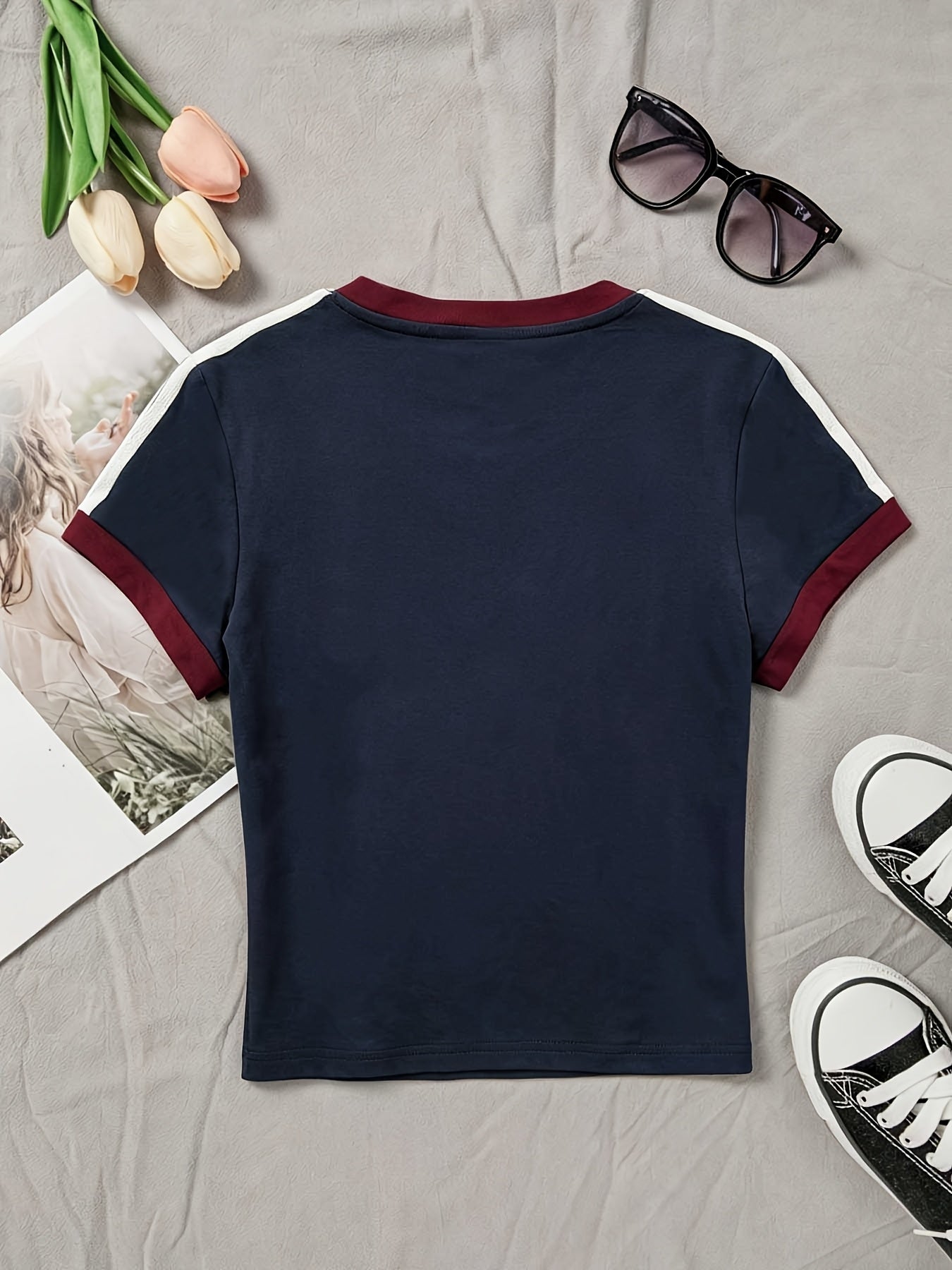 Creative Spider Pattern Print Design Tee