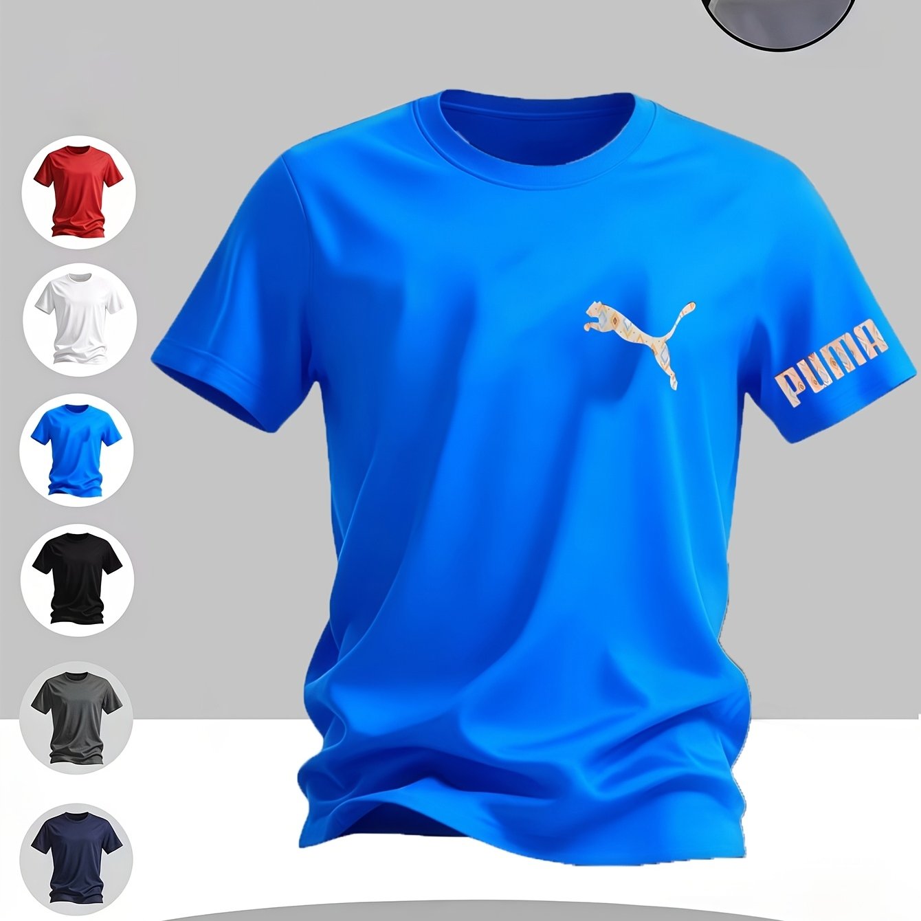 Men'S Round Neck Short Sleeve | Multi-Color