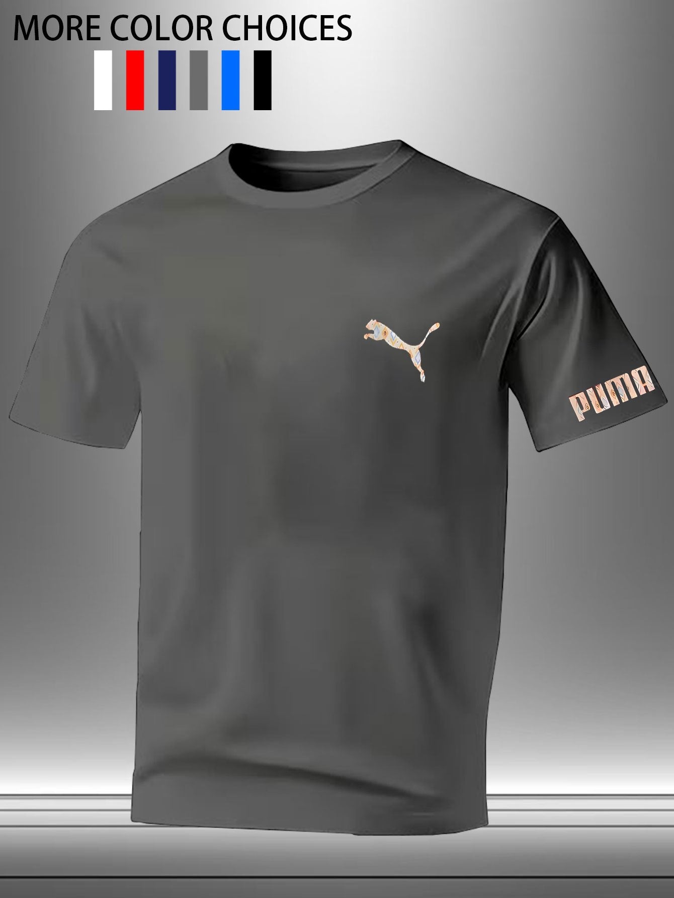 Men'S Round Neck Short Sleeve | Multi-Color