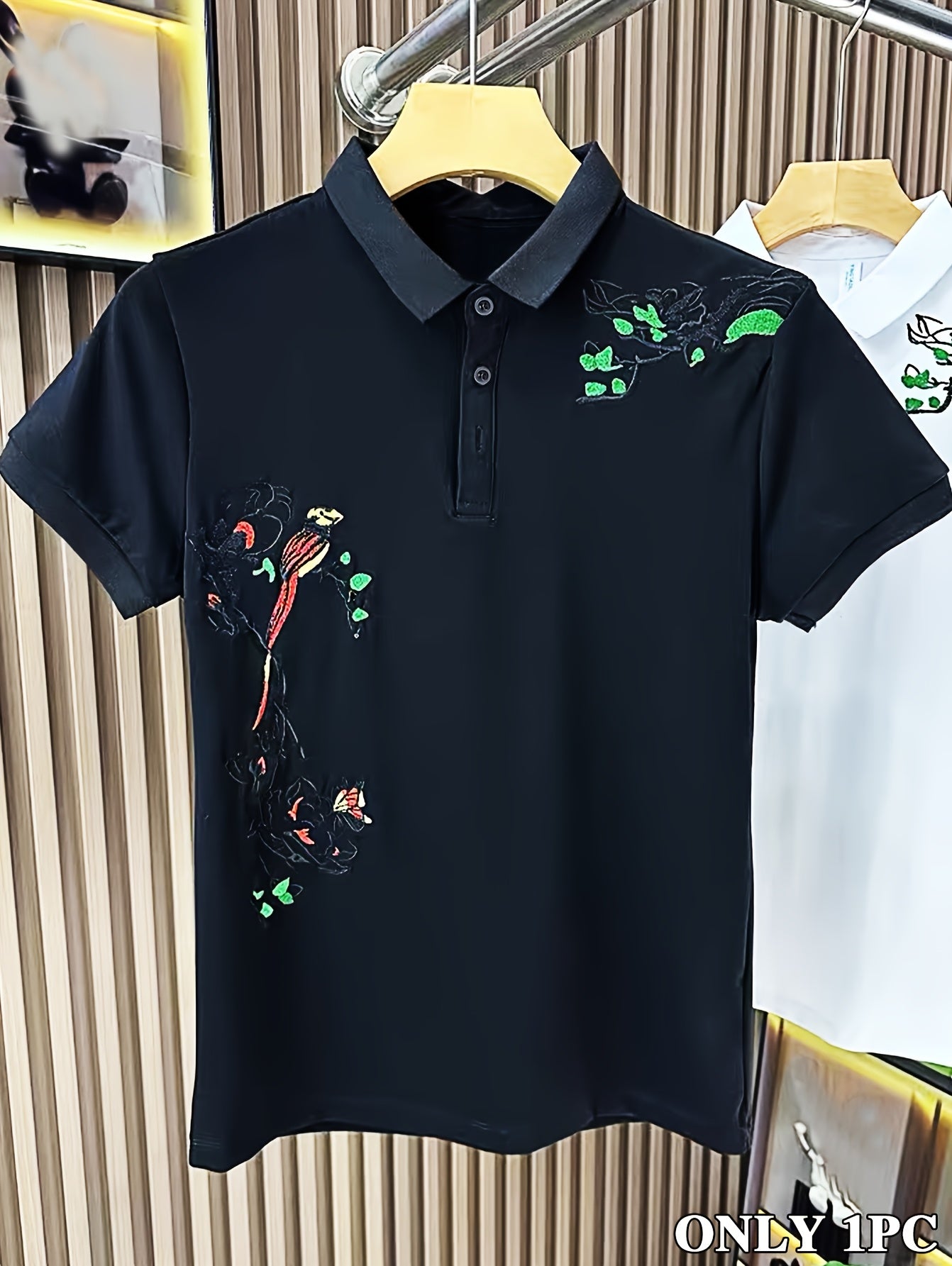 Men's Polo Shirt, Summer Trend, Embroidered, Premium Feel, Fashionable Lapel Collar