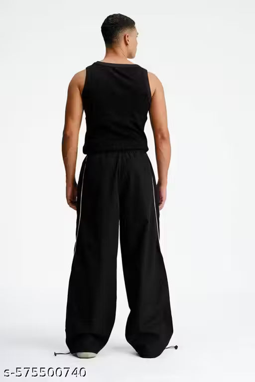 Black deconstructed Trackpants - Premium design and quality